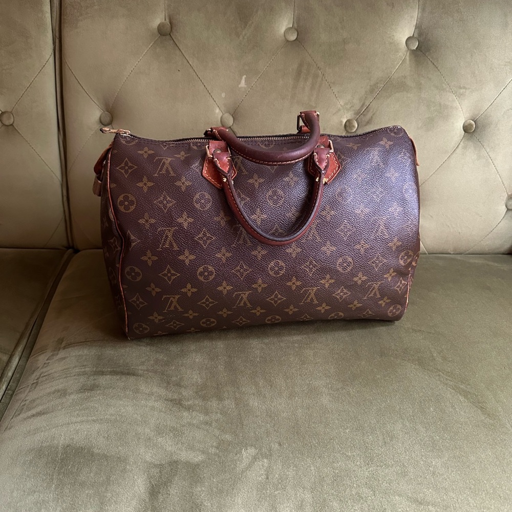 Louis Vuitton Brown Monogram Duffel Bag